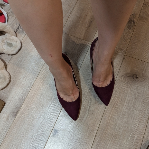 Nine west purple block heels - Picture 6 of 6